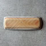 波紋長皿 鳥ノ子釉【MD10】