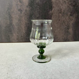 ワイングラス gn(グリーン)|作家 翁再生硝子工房