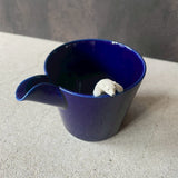 Polar bear (Blue) katakuchi (sake cup) | Rakudo (Tada Seizo)