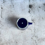 Polar bear (Blue) katakuchi (sake cup) | Rakudo (Tada Seizo)