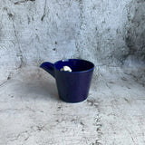 Polar bear (Blue) katakuchi (sake cup) | Rakudo (Tada Seizo)