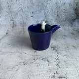Polar bear (Blue) katakuchi (sake cup) | Rakudo (Tada Seizo)
