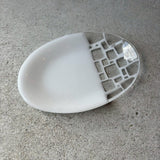 楕円皿 中b 白【SB38】