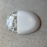 楕円皿 中b 白【SB38】