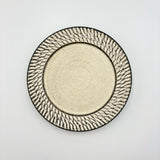 Shinogi Rim Flat Plate 8cm Green