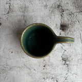 上手マグ 青C|作家 藤原純(信楽焼)