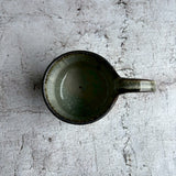 上手マグ 白|作家 藤原純(信楽焼)