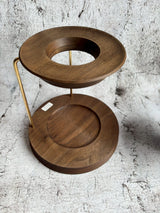 ブリュワースタンド 4カップセット ウォルナット材