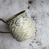 上手マグ 白|作家 藤原純(信楽焼)