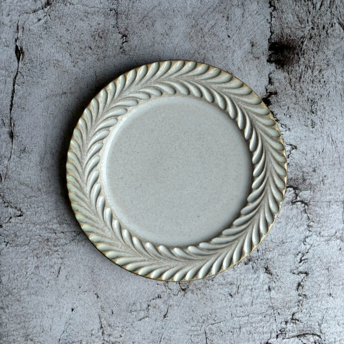 はしもとさちえ リム 8寸 皿 3枚組　⑤ 1［はしもと さちえ］8寸リム皿 | UTSUWA KESHIKI