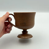 玉脚コーヒーカップ 茶【yoshida pottery3】