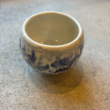 染付マーガレット文丸湯呑み【石井5】