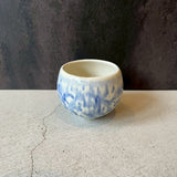 染付マーガレット文丸湯呑み【石井5】