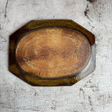 8角オーバル M 飴|作家 藤原志鈴香(信楽焼)