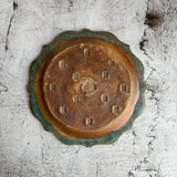 8トンガリ(イッチン)青 5寸 |作家 藤原純(信楽焼)