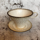 Artist Saburo Glass Colorful Navy