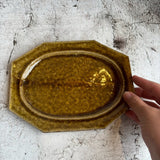 8角オーバル M 飴|作家 藤原志鈴香(信楽焼)