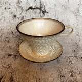 Artist Saburo Glass Colorful Navy