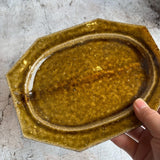 8角オーバル M 飴|作家 藤原志鈴香(信楽焼)