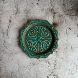 8トンガリ(イッチン)青 5寸 |作家 藤原純(信楽焼)