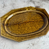 8角オーバル M 飴|作家 藤原志鈴香(信楽焼)