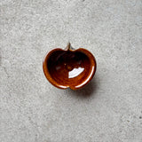 ひめりんご鉢 アメ釉|古谷製陶所(信楽焼 陶器)…