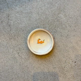 色絵きつね豆皿【石井8a】