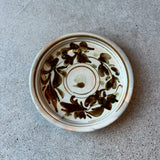 錆絵葉かんむり文5寸皿【石井9】