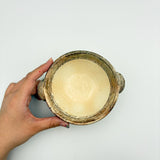 渕荒粉引 耳付丸小鉢 小【古谷No.12】