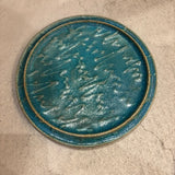 フラット丸プレート 7寸(青、青黒)【FJ25】