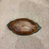 蓮楕円鉢(青、青黒)【FJ28】