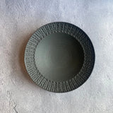 縄目リム皿 中 黒 - Image #1