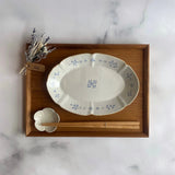 染付小花紋 オーバル皿M - Image #5