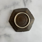 ブロンズ釉 花七宝 5寸皿 - Image #3