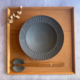 縄目リム皿 中 黒 - Image #5