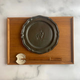 鹿プレート 鉄釉 - Image #7