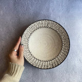 縄目 リム皿 中 白 - Image #4