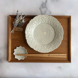 青白磁 花唐草稜花 中皿 - Image #5