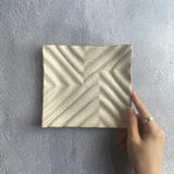 波紋角皿 鳥ノ子釉 - Image #4