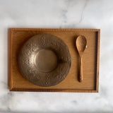 ブロンズ釉 陽刻 7寸皿 - Image #5