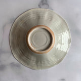 作家 前田麻美 灰青釉 蓮の葉 7寸皿