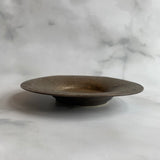 Artist Asami Maeda Bronze glaze relief 7 inch plate