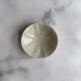 作家 前田麻美 灰青釉 蓮の葉 5寸皿