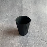 shaved cup S / 猪口 / charcoal black - Image #1