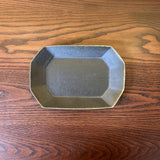 Small octagonal plate with rusty glaze | Furuya Pottery (Shigaraki ware, pottery)