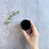 shaved cup S / 猪口 / charcoal black - Image #5