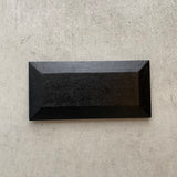 和紙貼トレー中長 黒【CH25】