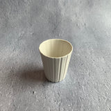 作家 飛松灯器 shaved cup SS / 台湾茶杯 / white