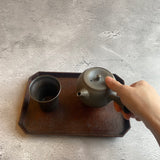糸目梨皮窯変急須(230ml)|作家 山田勇太郎(常滑 茶器)【13】