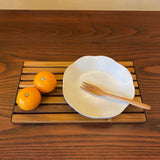 輪花皿 小 鉄散|古谷製陶所(信楽焼 陶器)